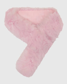 Select Cashmere Goat Pull-Through Scarf | Pink