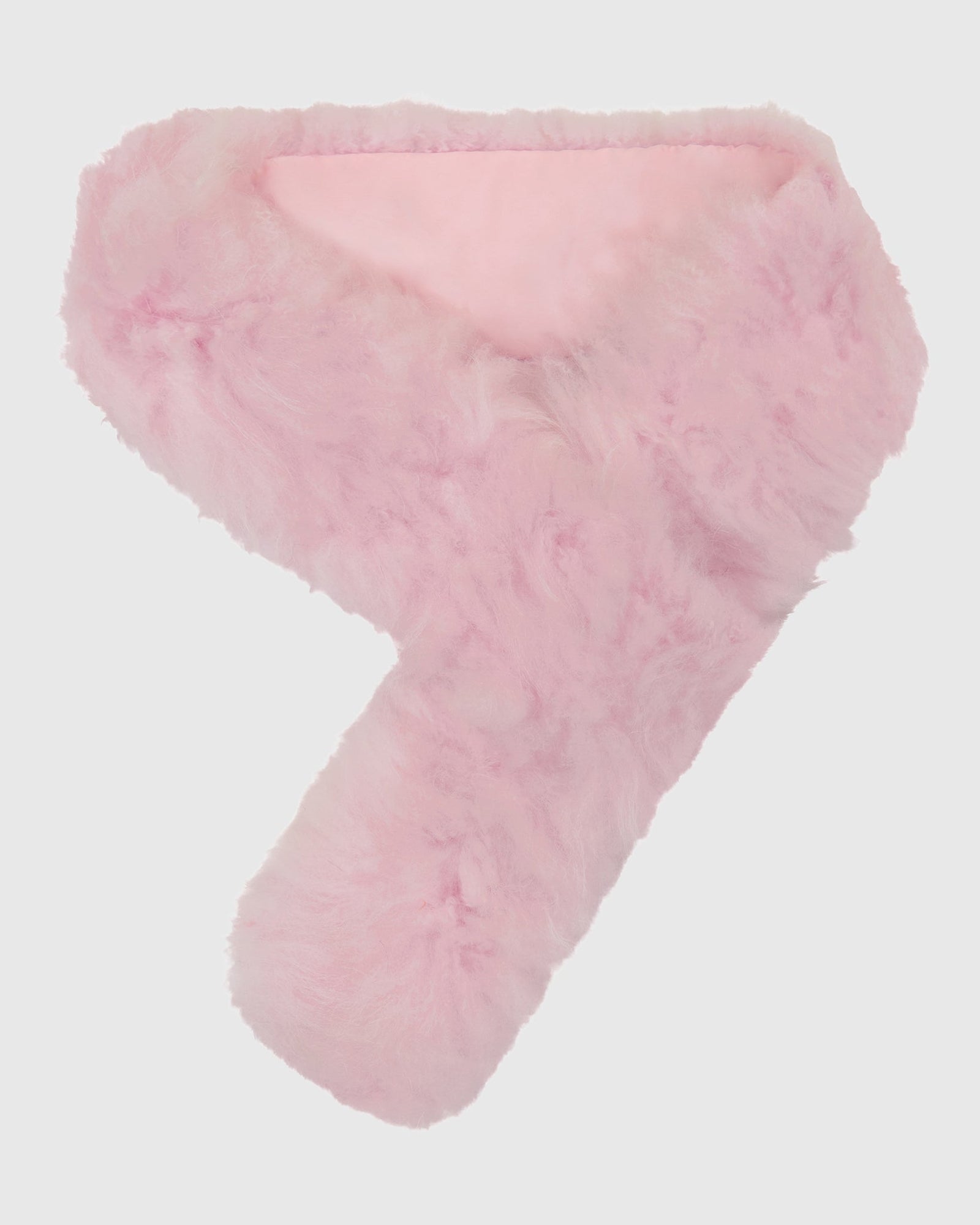 Select Cashmere Goat Pull-Through Scarf | Pink
