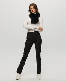 Select Cashmere Goat Pull-Through Scarf | Women | Black (V2)