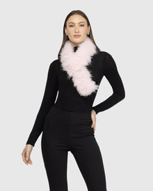 Select Cashmere Goat Pull-Through Scarf | Pink