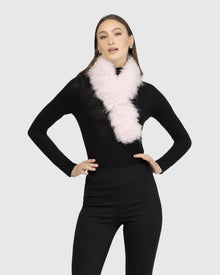 Select Cashmere Goat Pull-Through Scarf | Pink