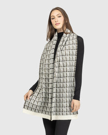 Select Cashmere Scarf | Ivory/Taupe