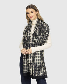 Select Cashmere Scarf | Ivory/Taupe