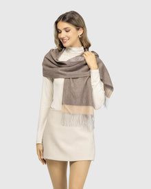 Select Cashmere Stole | Taupe