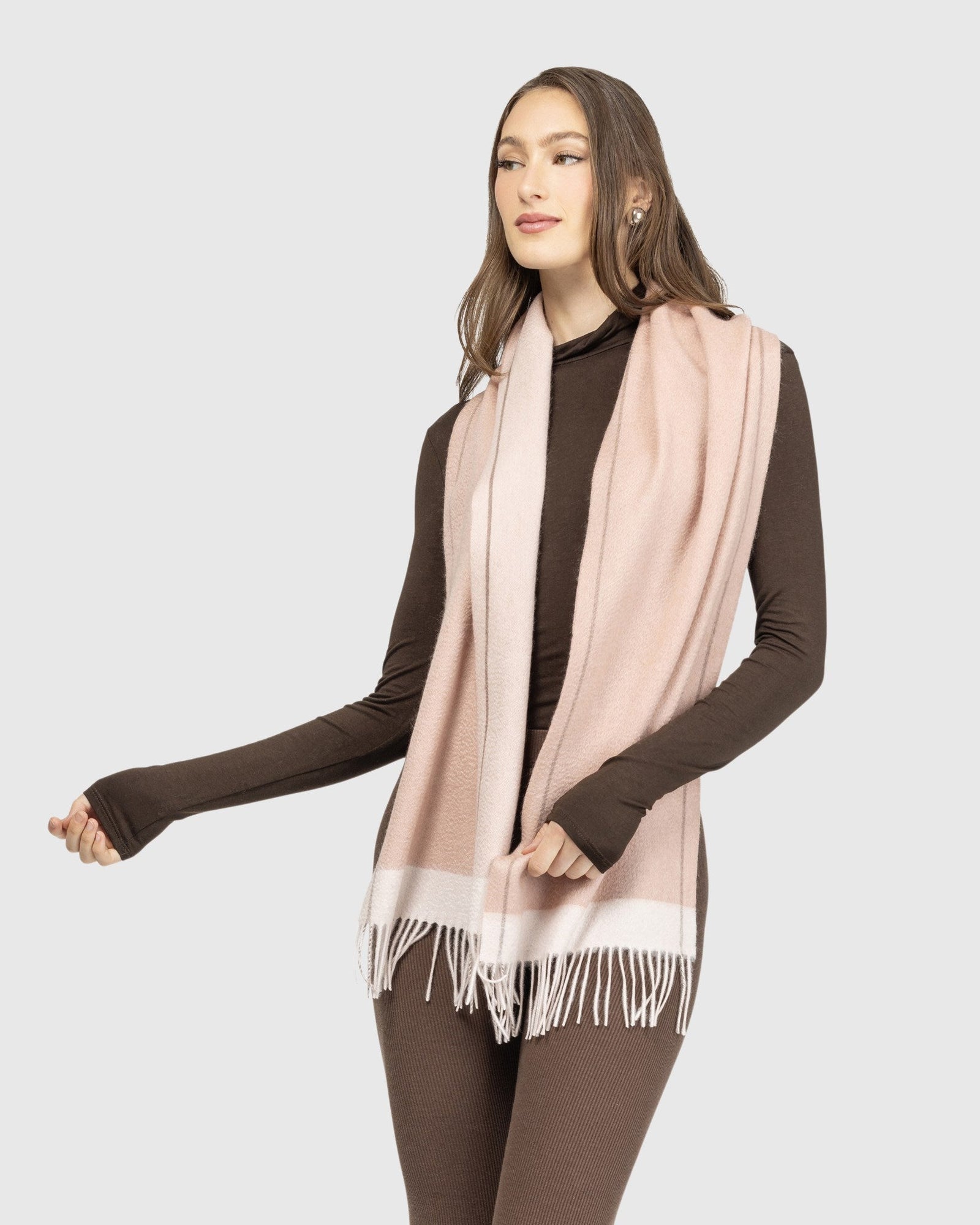 Select Cashmere Stole | Pink