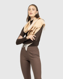 Select Cashmere Stole | Camel