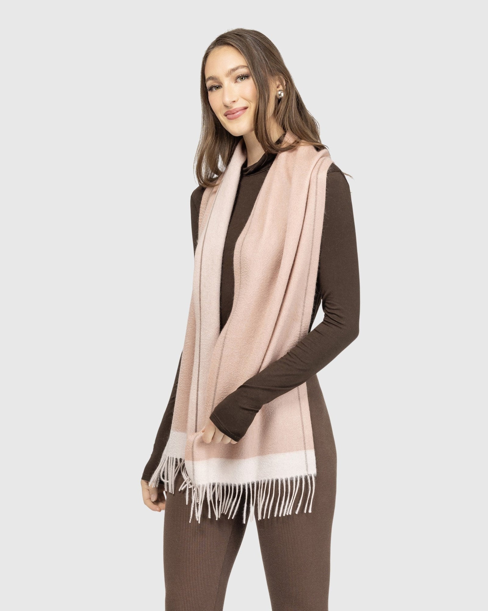 Select Cashmere Stole | Pink