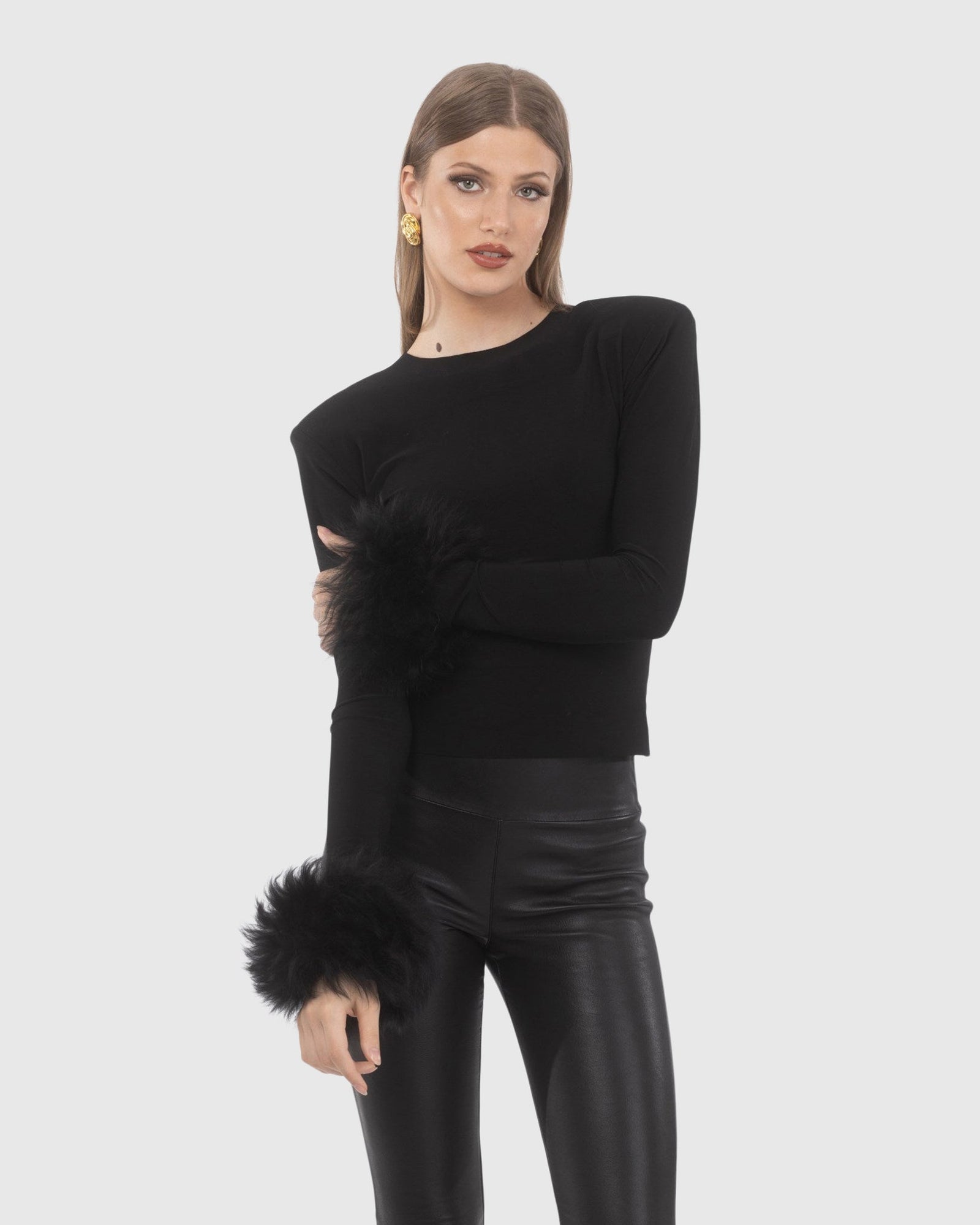 Select Lamb Cuffs | Black