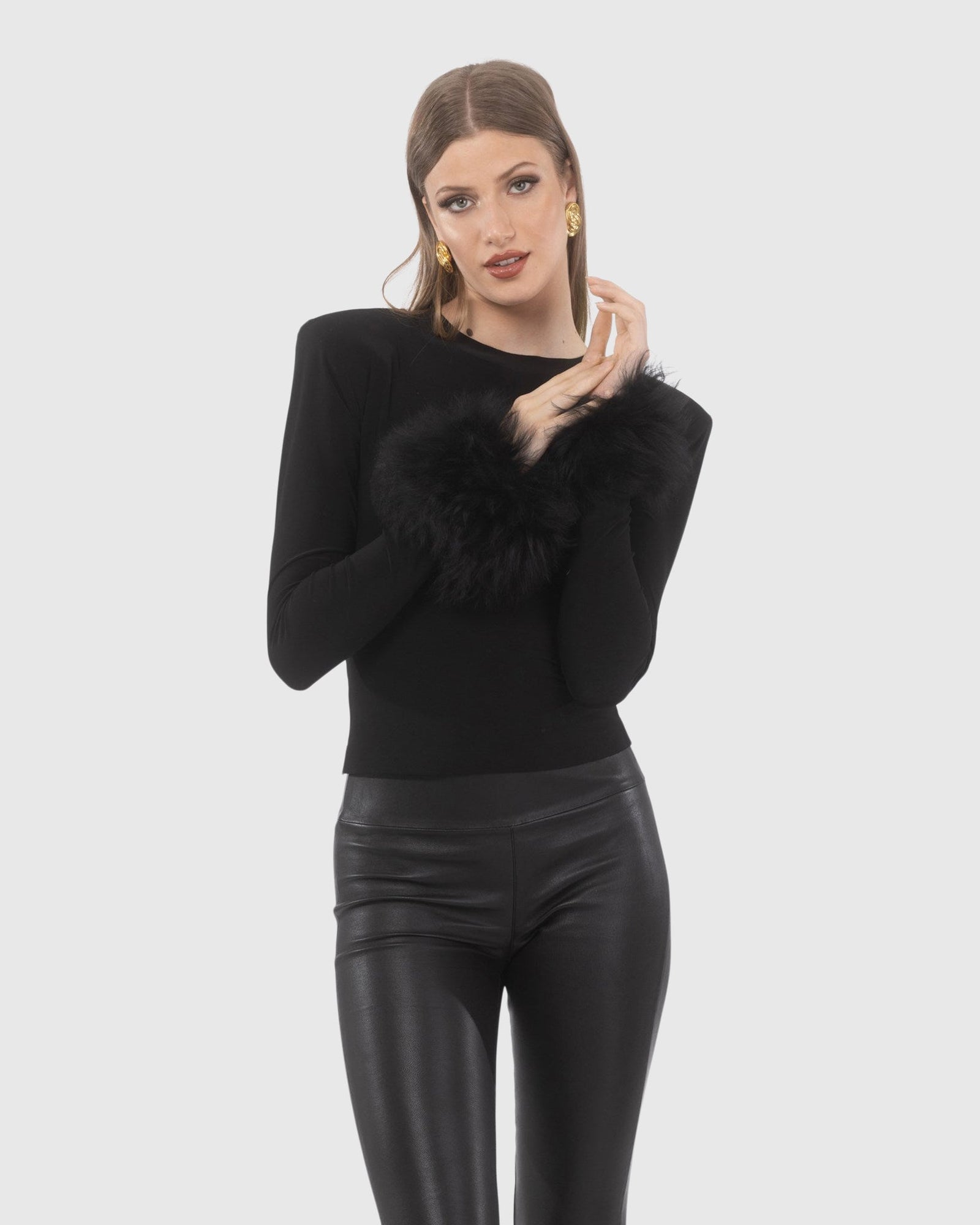 Select Lamb Cuffs | Black