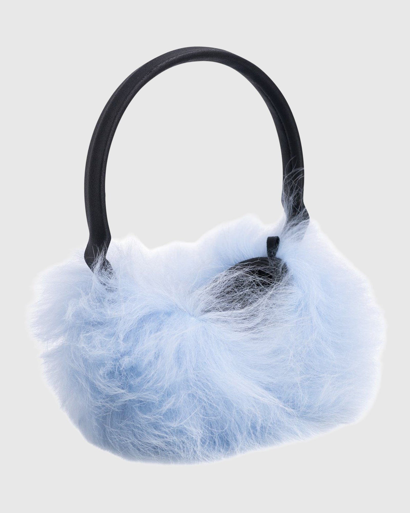 Select Lamb Earmuffs with Leather Frame | Baby Blue