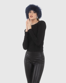 Select Lamb Headband | Navy