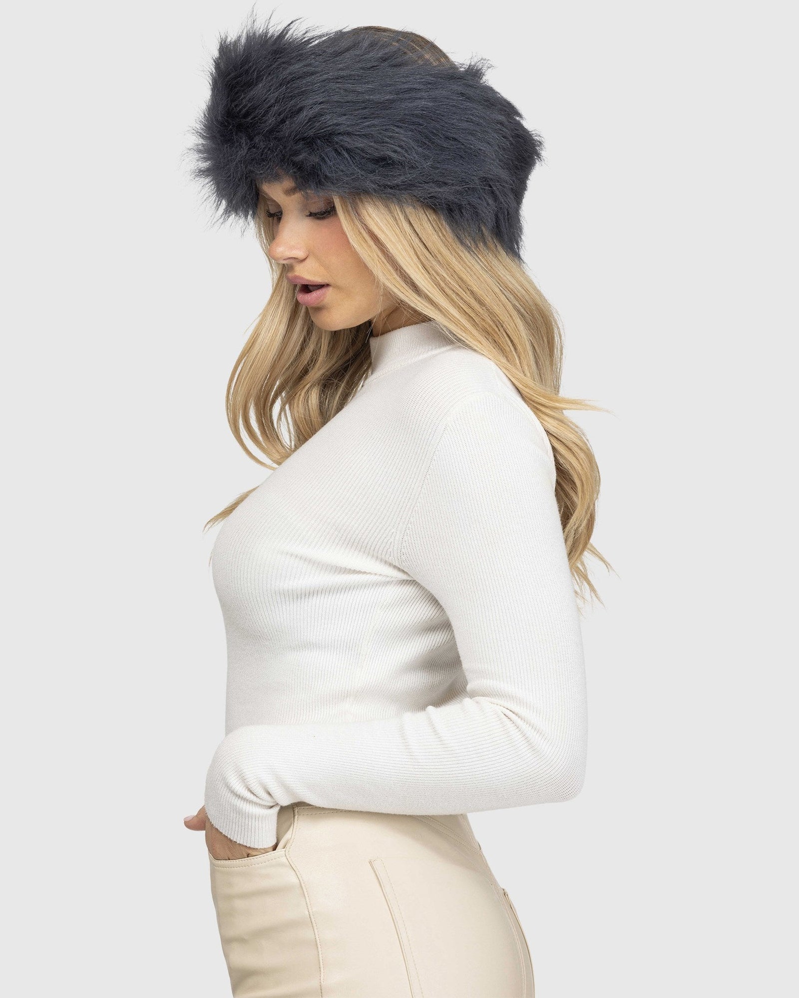 Select Lamb Headband | Anthracite