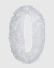 Select Lamb Knit Infinity Scarf | Bleached White