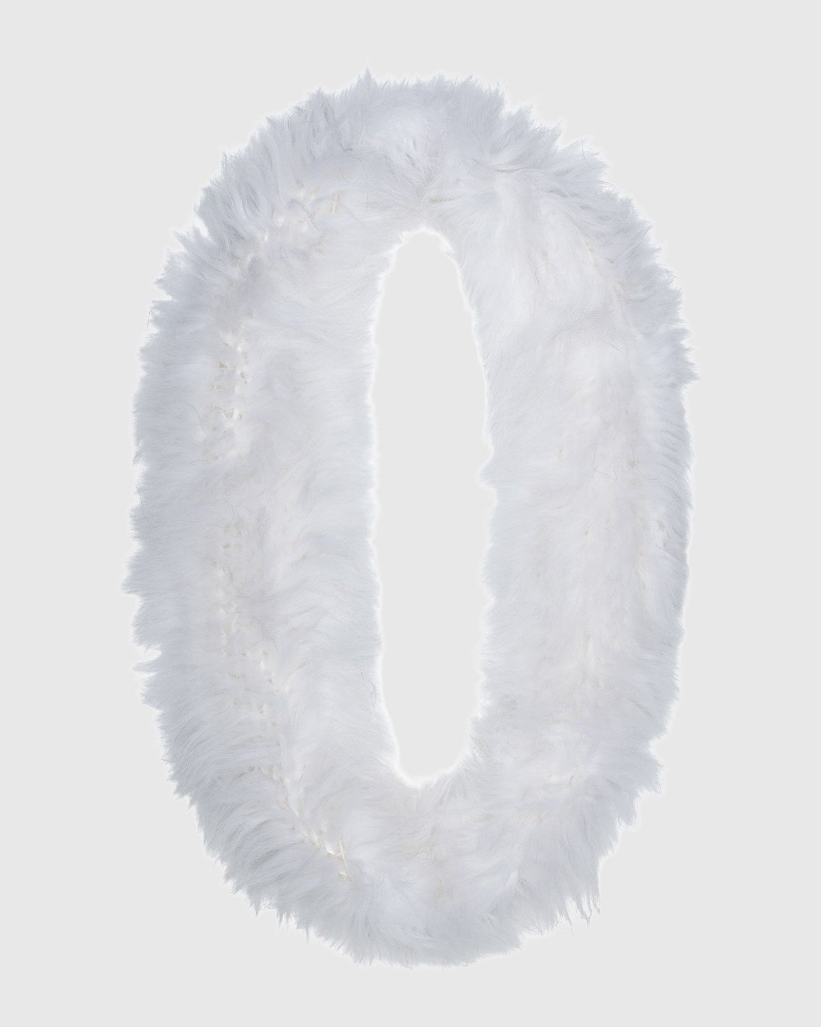 Select Lamb Knit Infinity Scarf | Bleached White