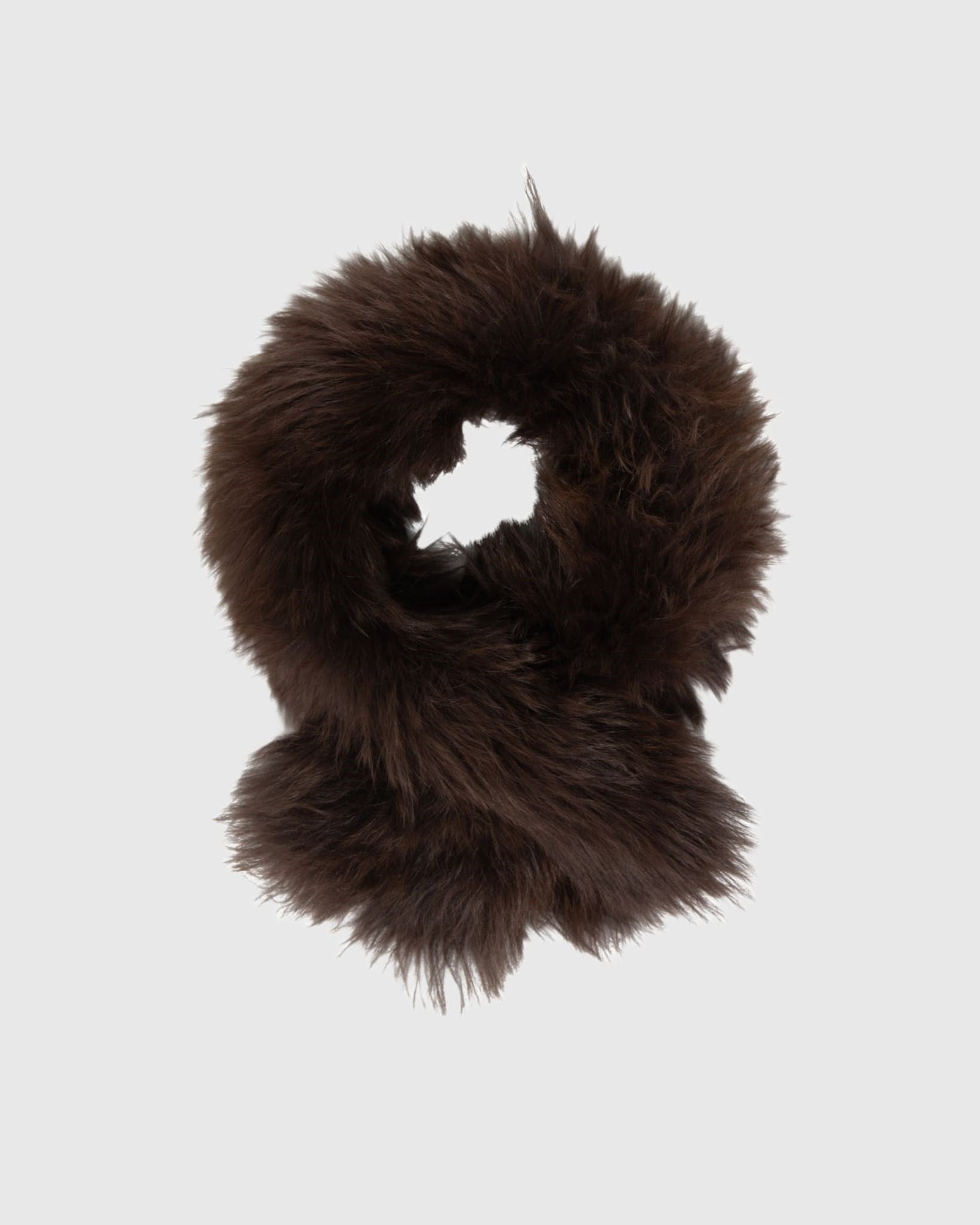 Select Lamb Pull-Through Scarf | Brown