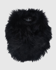 Select Lamb Pull-Through Scarf | Black (V2)