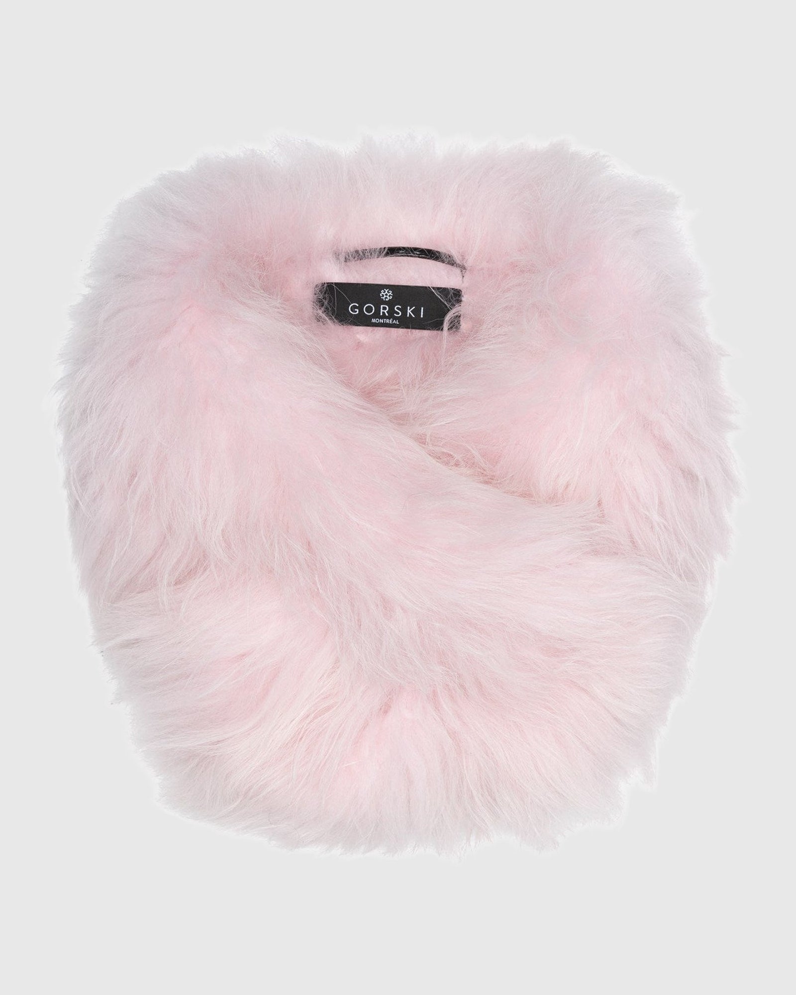 Select Lamb Pull-Through Scarf | Pink