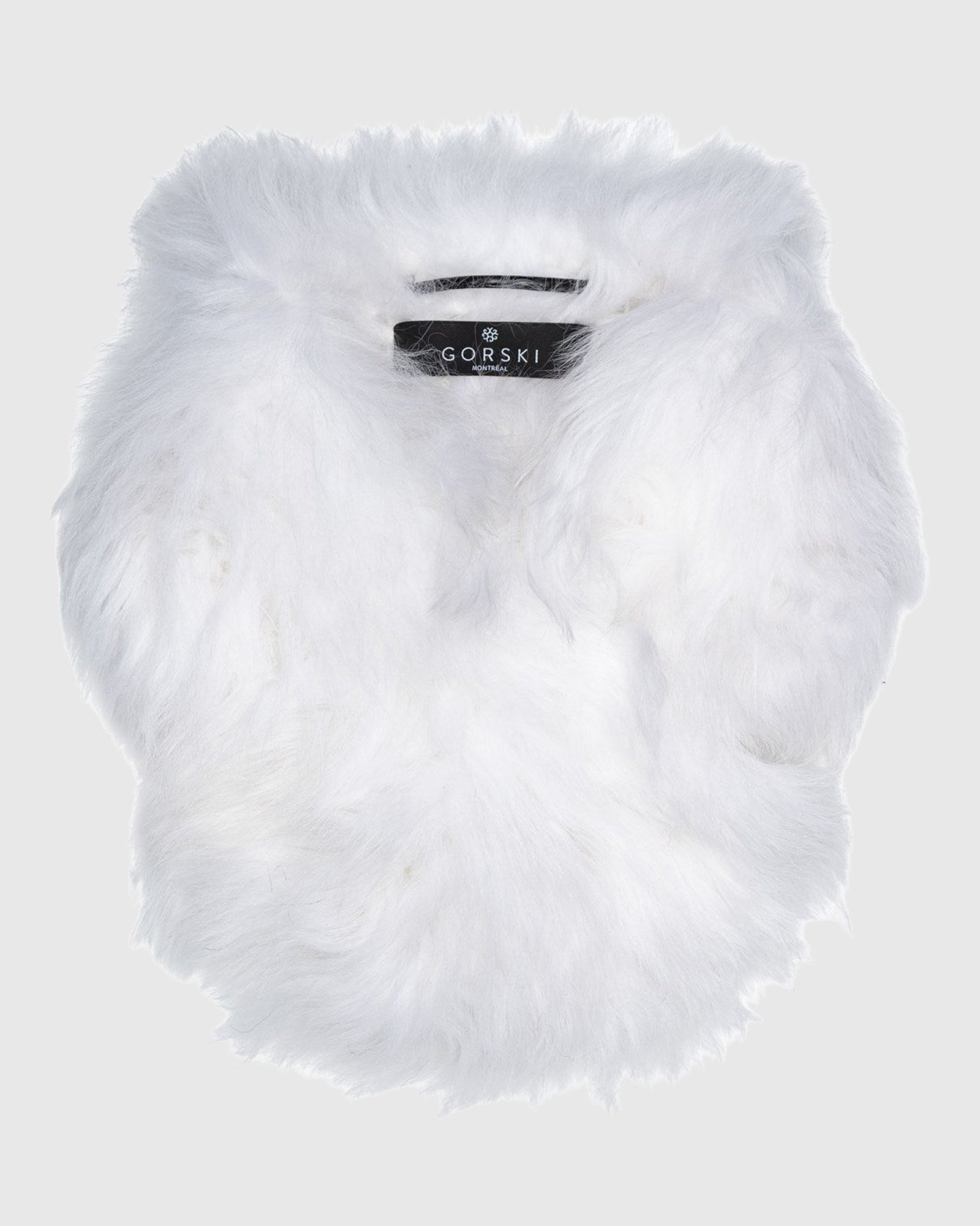 Select Lamb Pull-Through Scarf | Bleached White (V2)