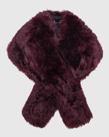 Select Lamb Shawl | Burgundy