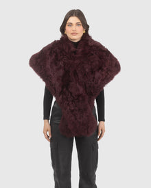 Select Lamb Shawl | Burgundy