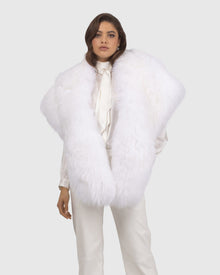 Select Lamb Shawl | Bleached White