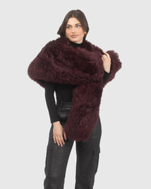 Select Lamb Shawl | Burgundy