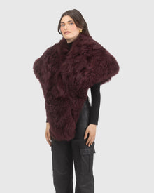 Select Lamb Shawl | Burgundy