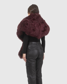 Select Lamb Shawl | Burgundy