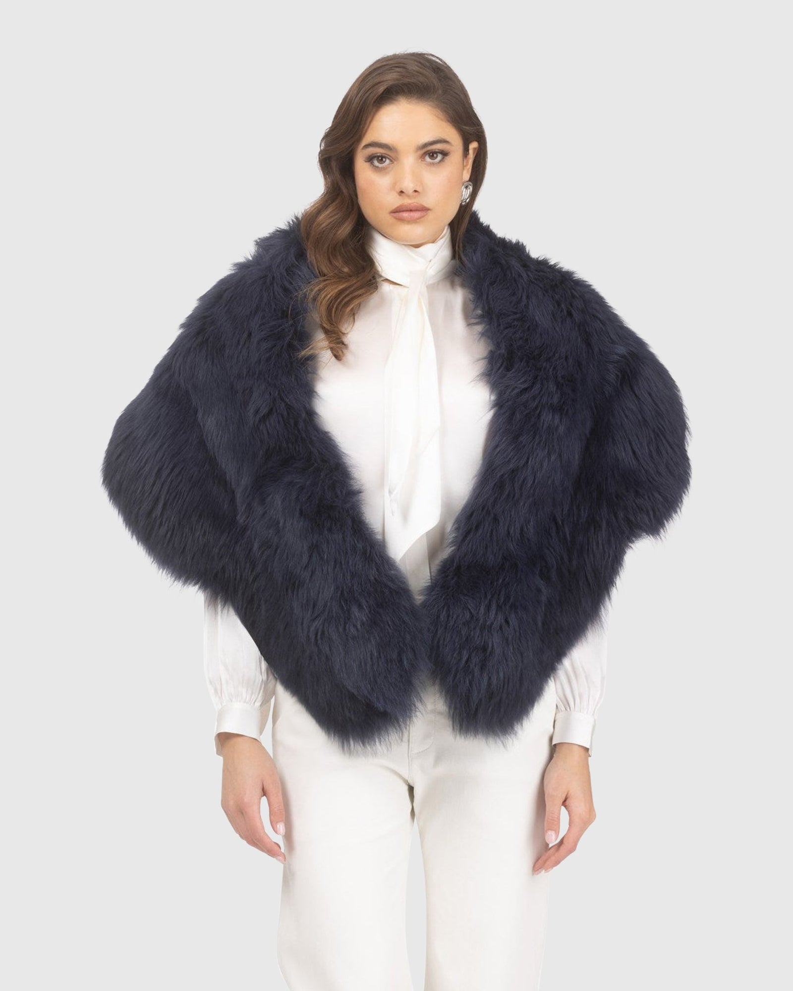 Select Lamb Stole | Navy