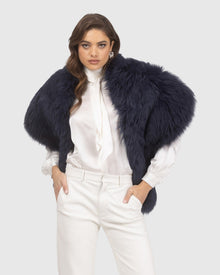 Select Lamb Stole | Navy