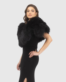 Select Lamb Stole | Black