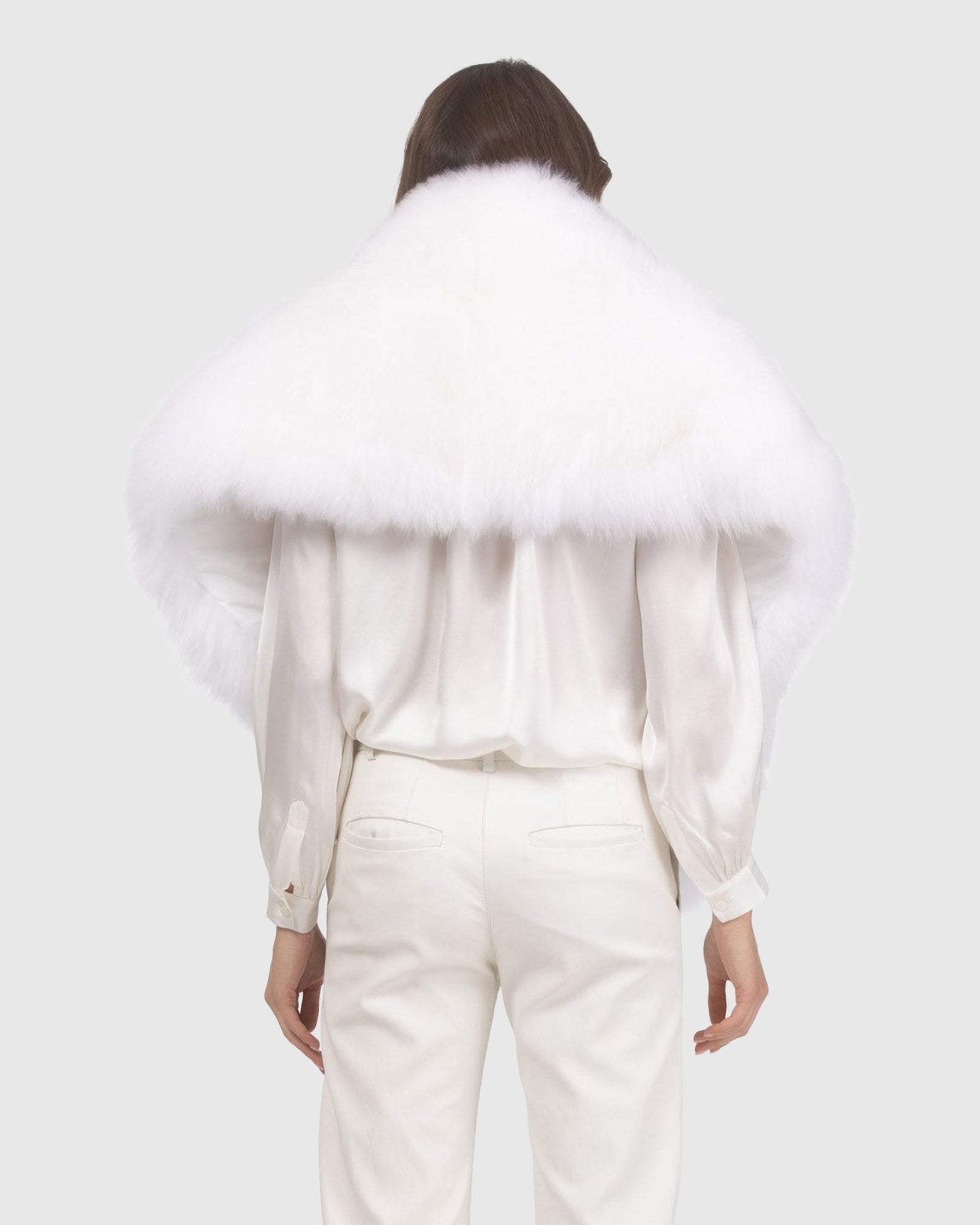 Select Lamb Stole | Bleached White