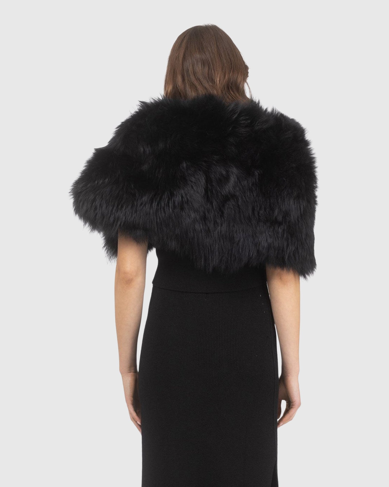 Select Lamb Stole | Black