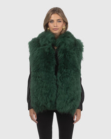 Select Lamb Vest | Emerald