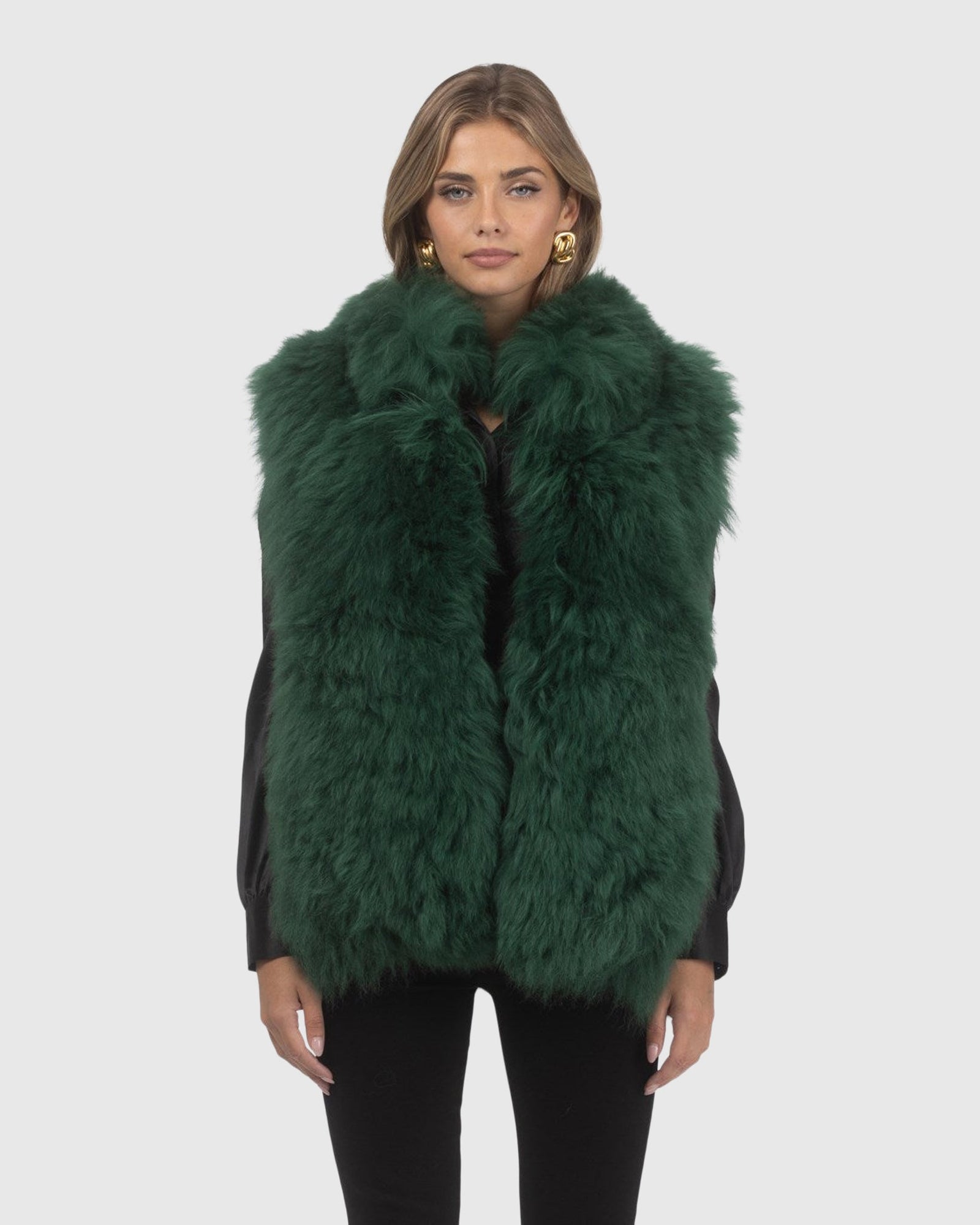 Select Lamb Vest | Emerald