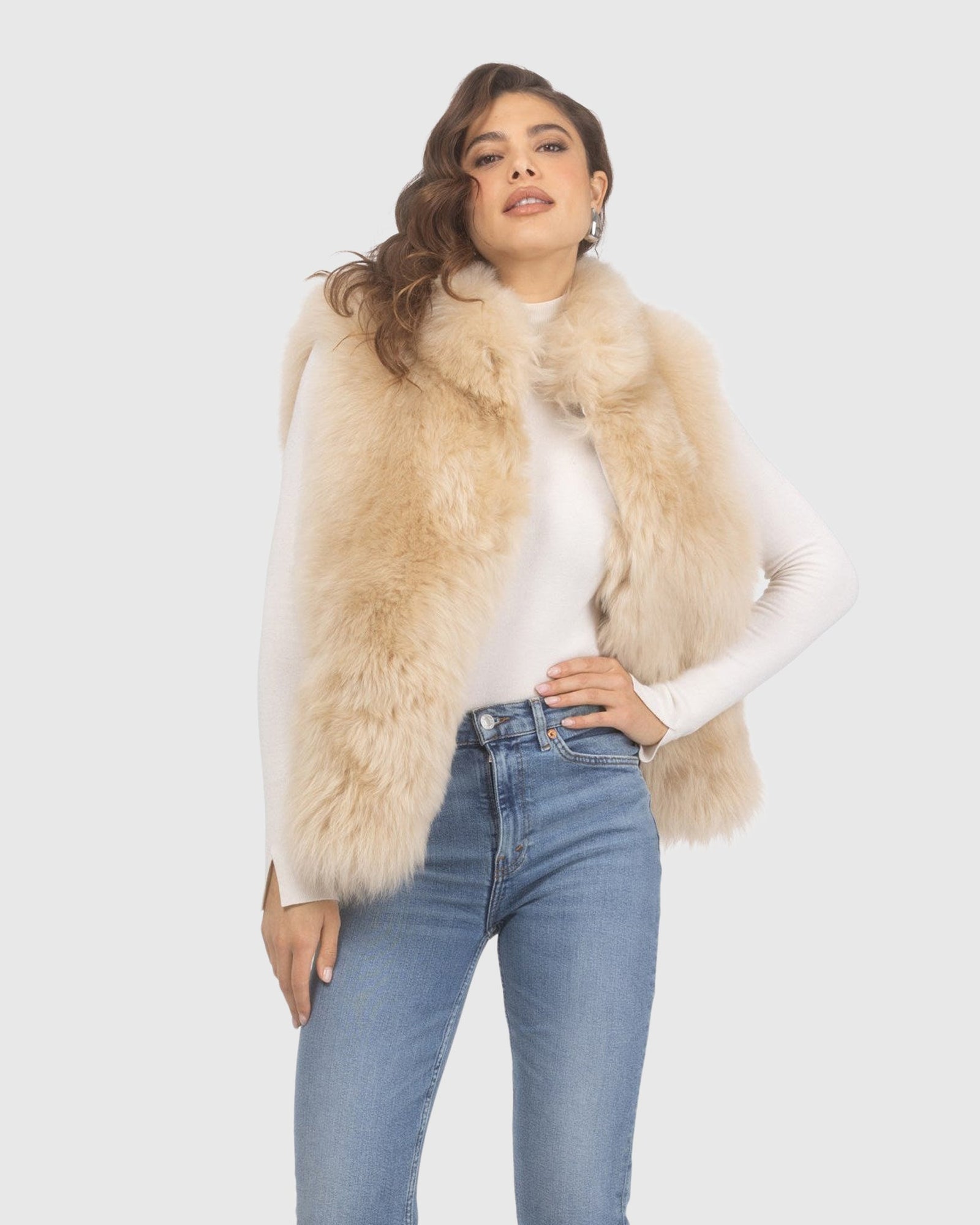 Select Lamb Vest | Sand