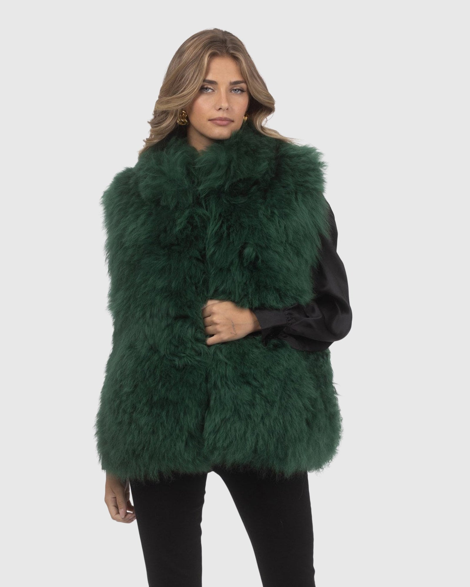 Select Lamb Vest | Emerald