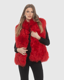 Select Lamb Vest | Red