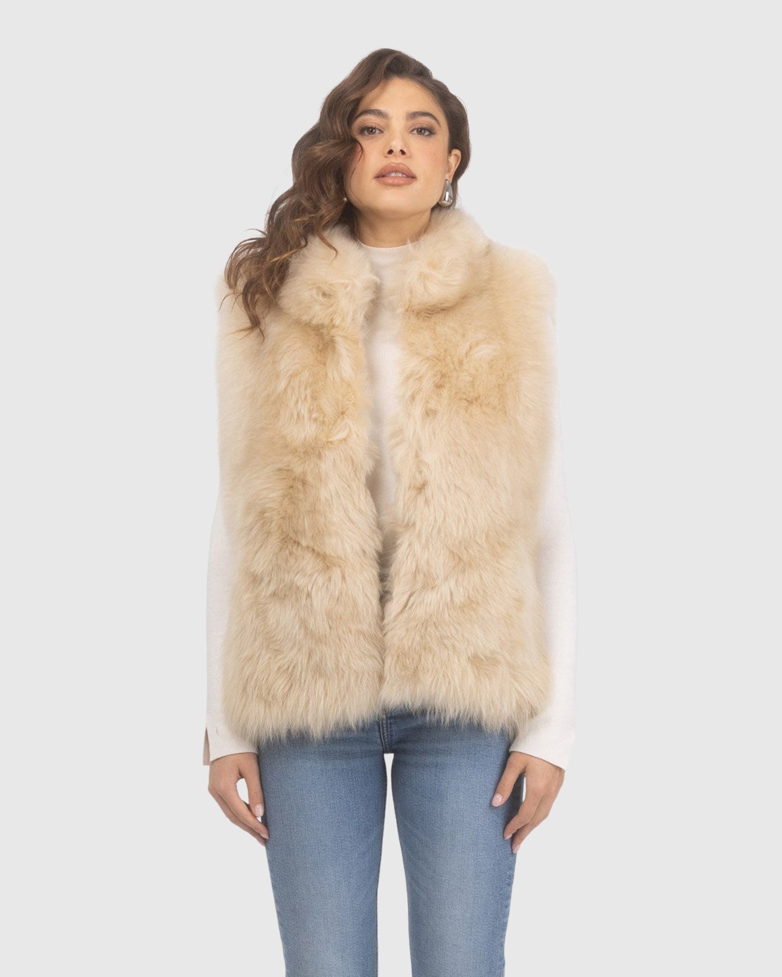 Select Lamb Vest | Sand