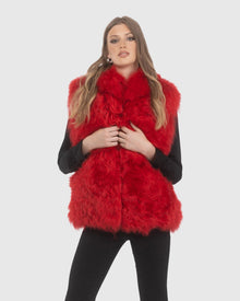Select Lamb Vest | Red