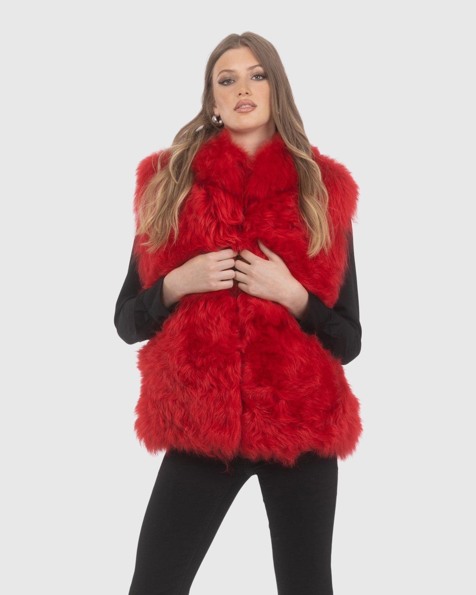 Select Lamb Vest | Red