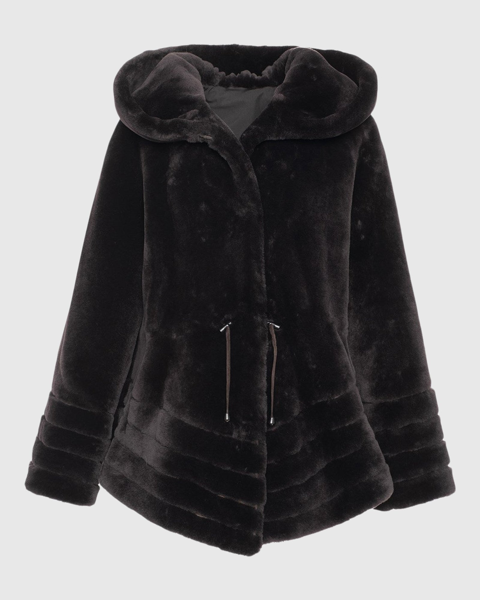 Select Shearling Lamb Jacket Reversible To Taffeta | Brown/Black