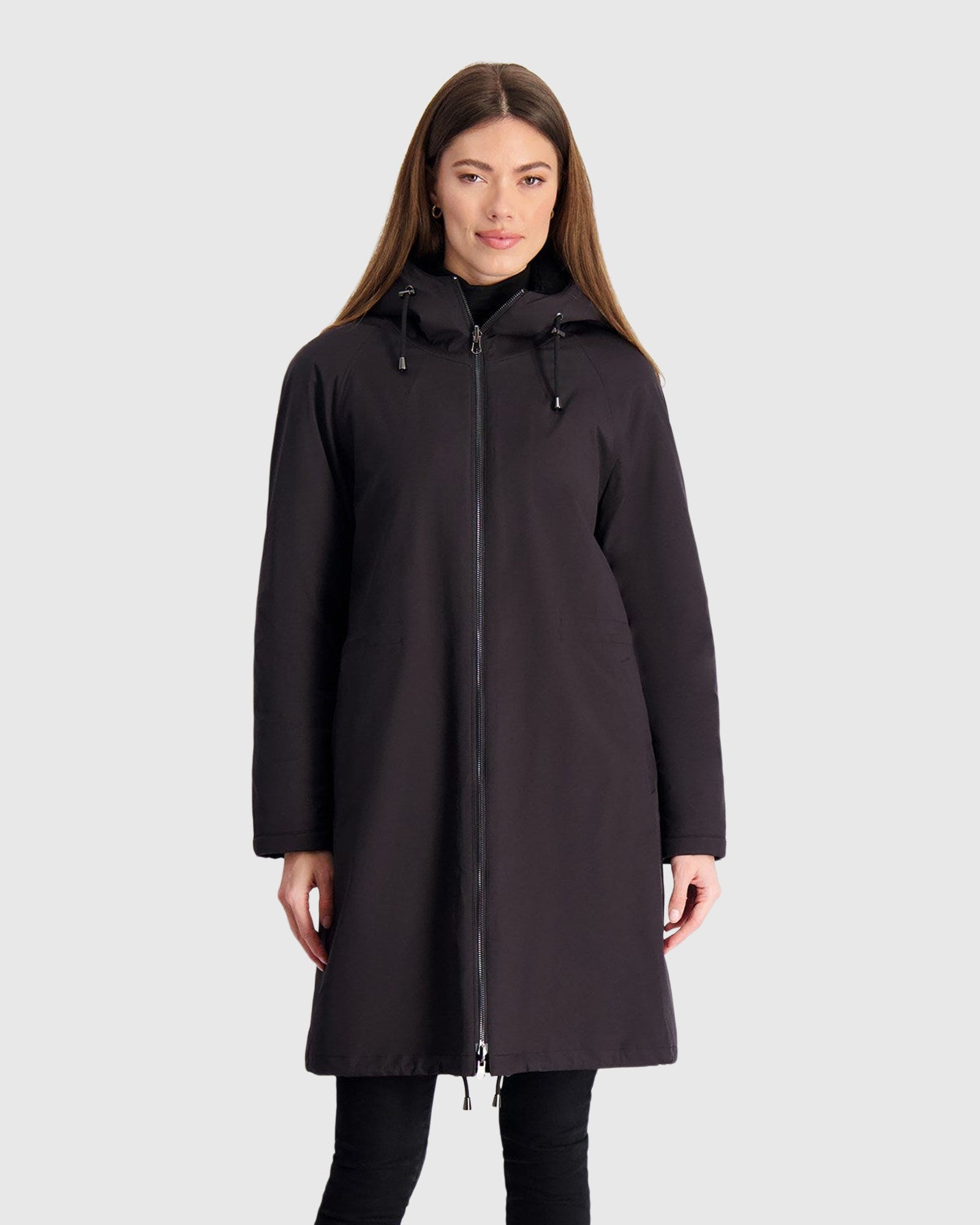 Select Shearling Lamb Parka Reversible To Nylon | Black/Black