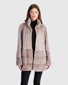 Sheared Mink Jacket | Stucco