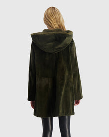 Mink Parka | Olive Green