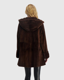 Mink Parka | Chocolate