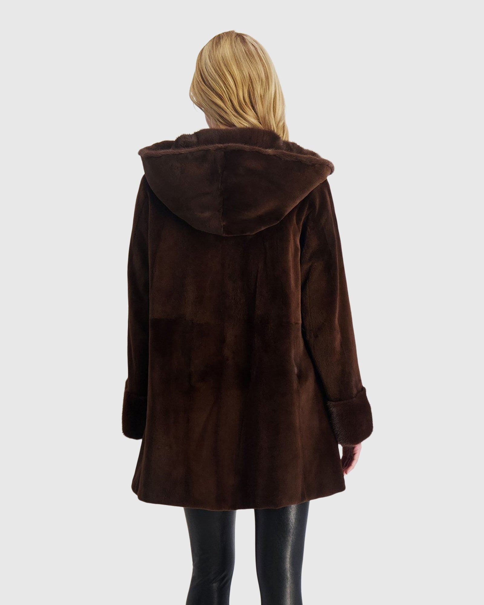 Mink Parka | Chocolate
