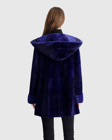 Mink Parka | Admiral Blue