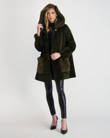 Mink Parka | Women | Olive Green