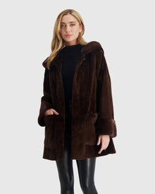 Mink Parka | Chocolate